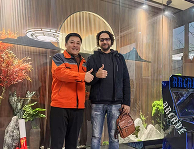 客户合影