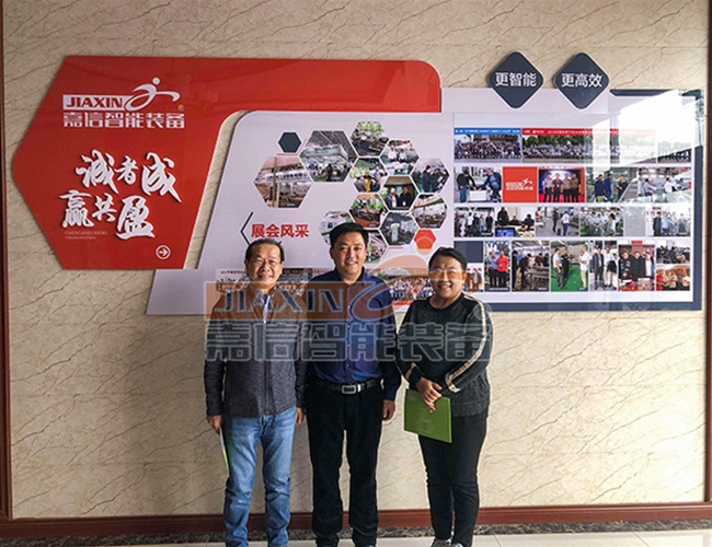 客户合影